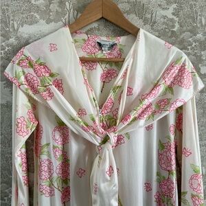 Christian Dior floral maxi nightgown